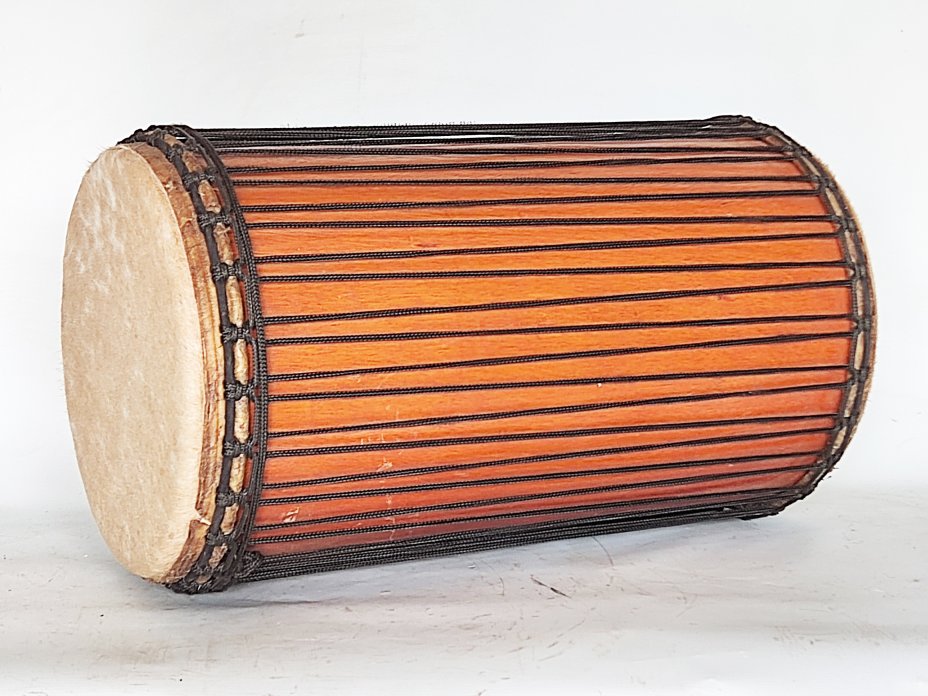 Dundun bass drums - Guinea sangban dunun 4 hoops mounting 6550
