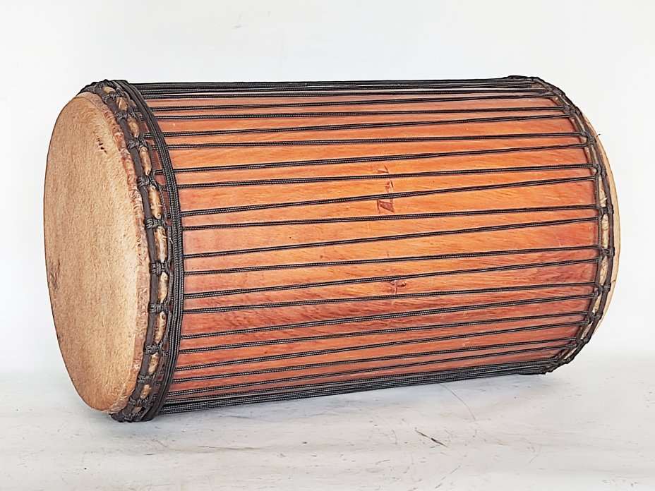 Dundun bass drums - Guinea sangban dunun 4 hoops mounting 6551