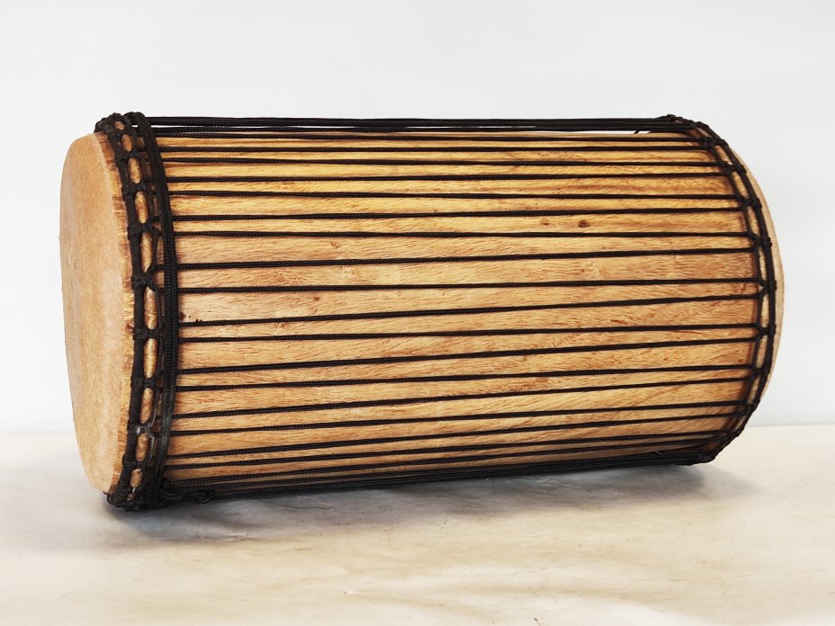 Dundun bass drums - Guinea sangban dunun 4 hoops mounting