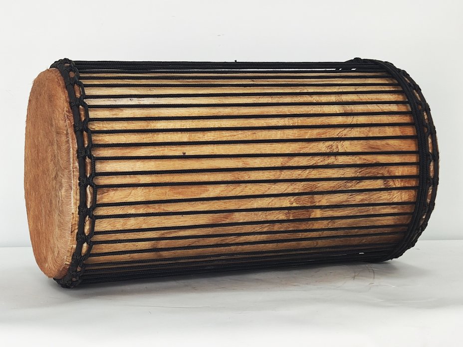 Dundun bass drums - Guinea sangban dunun 4 hoops mounting