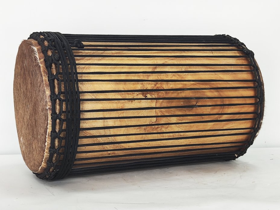 Dundun bass drums - Guinea sangban dunun 4 hoops mounting