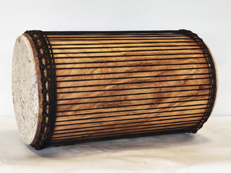 Dundun bass drums - Guinea sangban dunun 4 hoops mounting