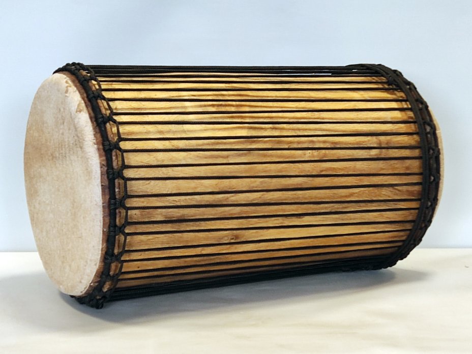 Dundun bass drums - Guinea sangban dunun 4 hoops mounting