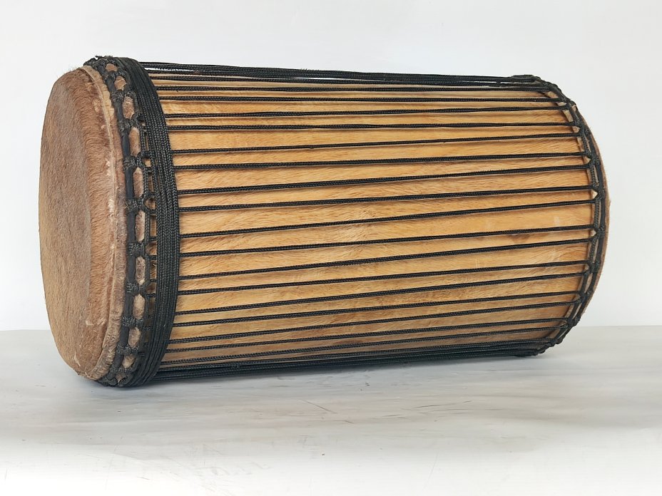 Dundun bass drums - Guinea sangban dunun 4 hoops mounting