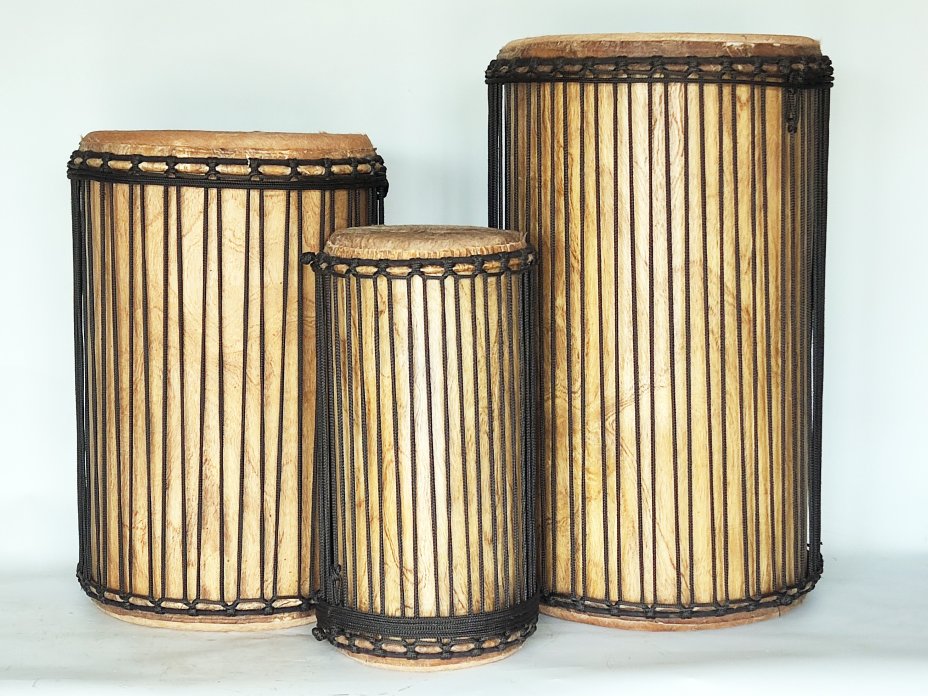 Melina (beechwood) Guinea dunun drums set