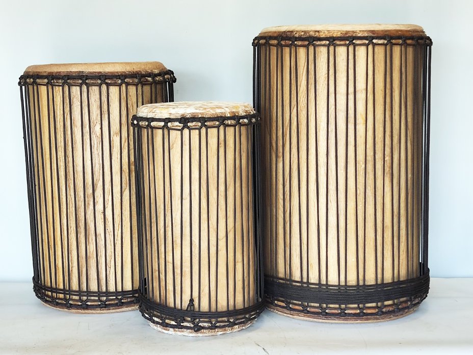 Melina (beechwood) Guinea dunun drums set
