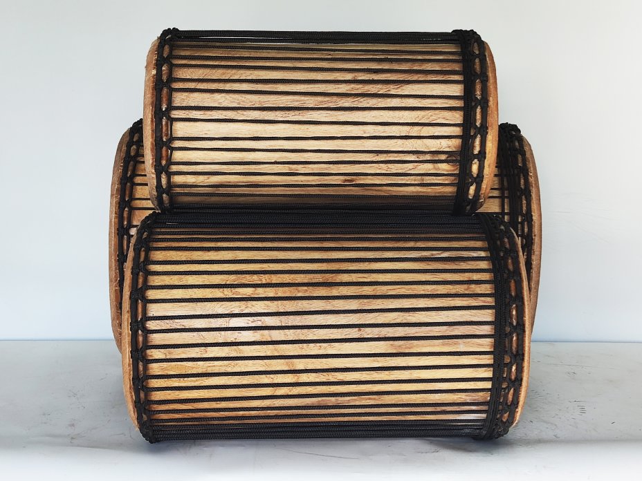 Set of dundun bass drums - Guinea dunun set