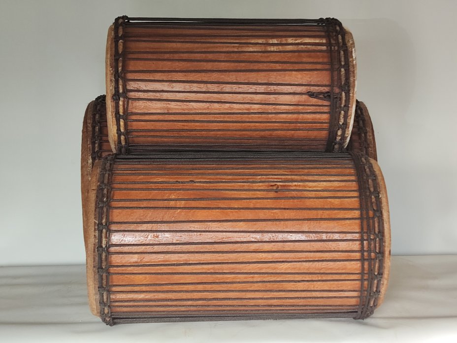 Set of dundun bass drums - Guinea dunun set 6660