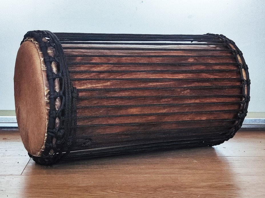 Dundun bass drums - Guinea kenkeni dunun 4 hoops mounting