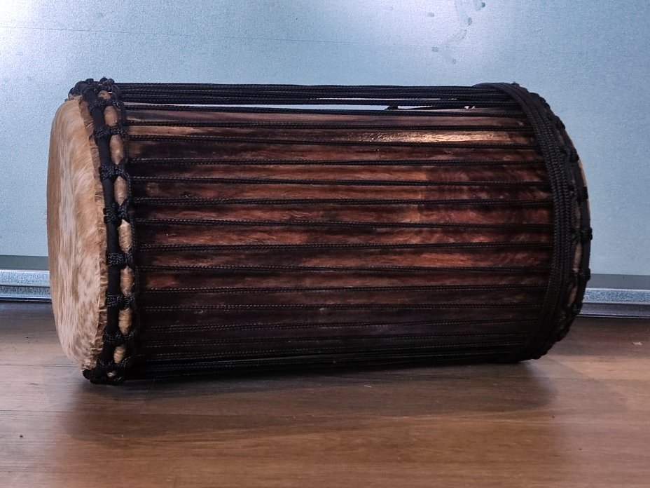 Dundun bass drums - Guinea kenkeni dunun 4 hoops mounting