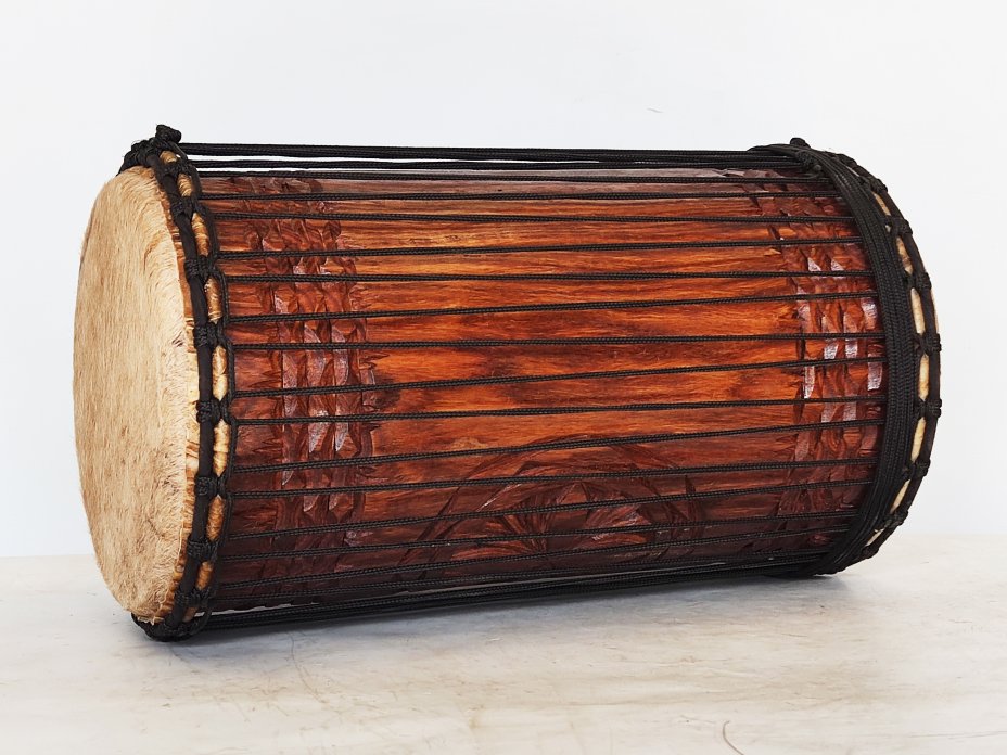 Dundun bass drums - Guinea kenkeni dunun 4 hoops mounting