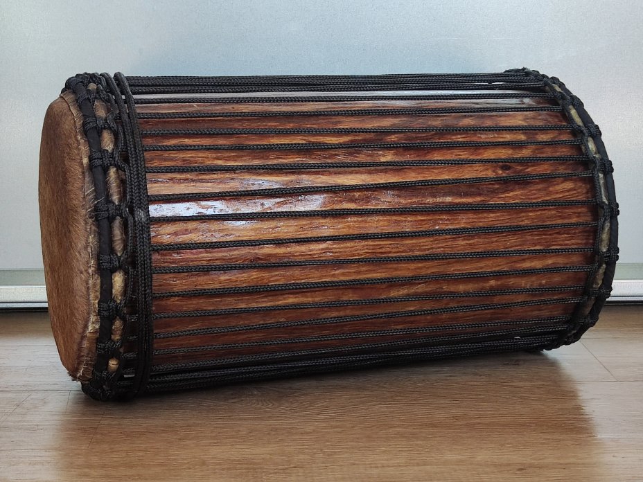 Dundun bass drums - Guinea kenkeni dunun 4 hoops mounting