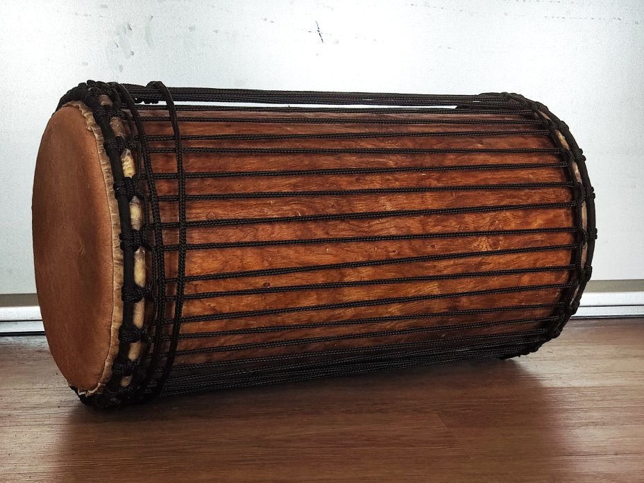 Dundun bass drums - Guinea kenkeni dunun 4 hoops mounting