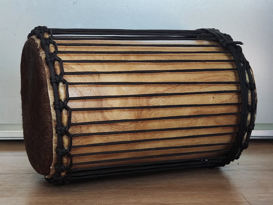 Dundun bass drums - Guinea kenkeni dunun 4 hoops mounting