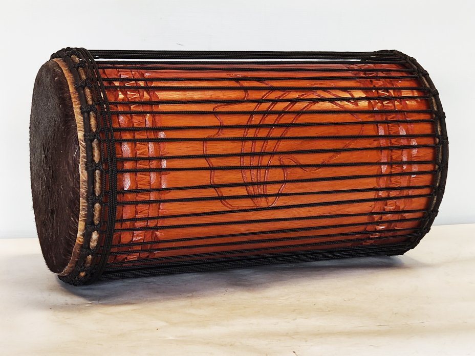 Dundun bass drums - Guinea kenkeni dunun 4 hoops mounting