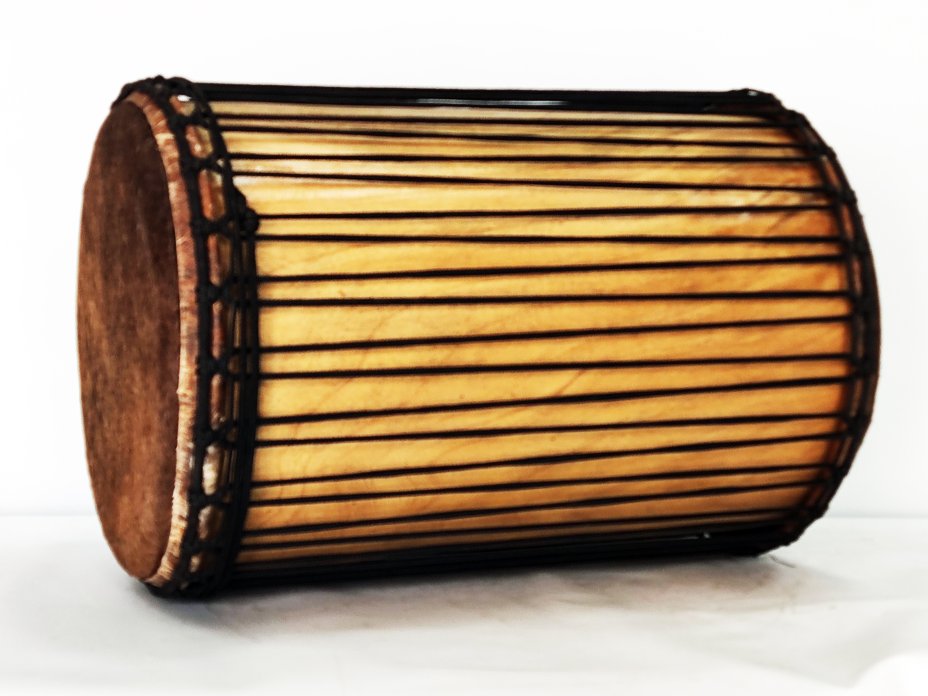 Dundun bass drums - Guinea sangban dunun 4 hoops mounting