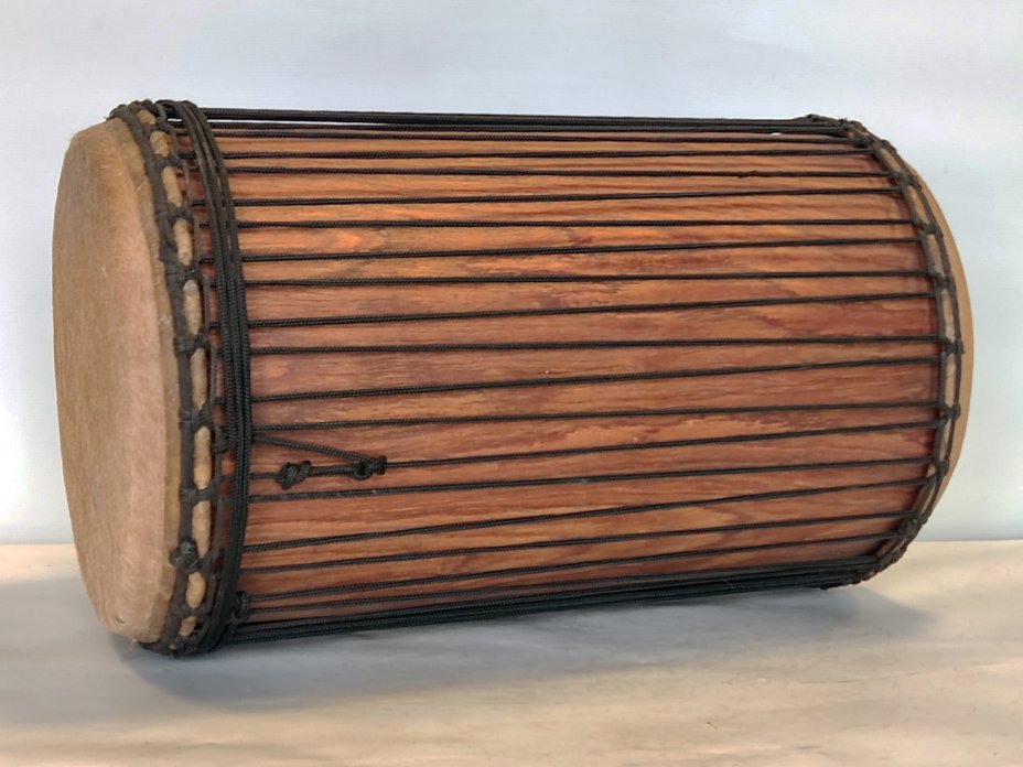 Dundun bass drums - Guinea sangban dunun 4 hoops mounting