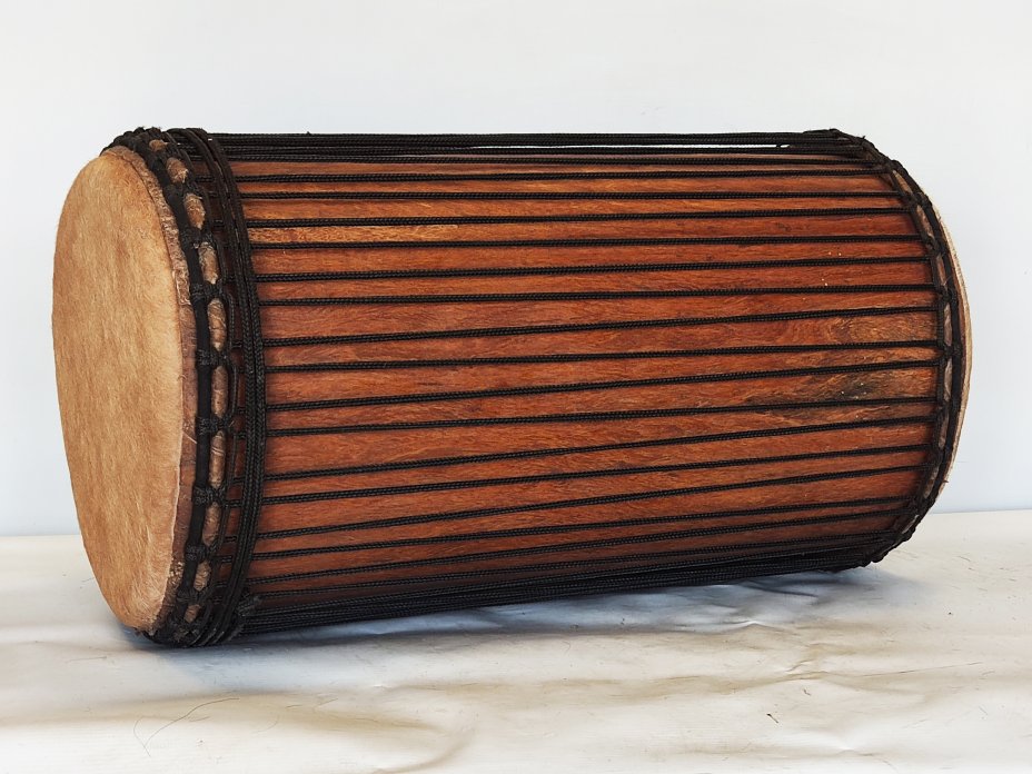 Dundun bass drums - Guinea sangban dunun 4 hoops mounting