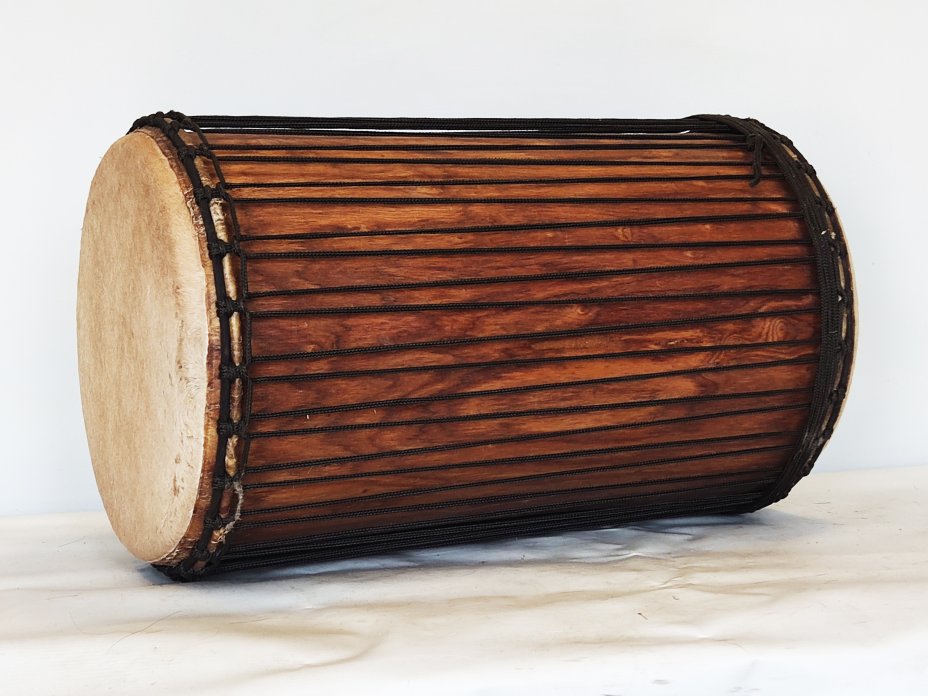 Dundun bass drums - Guinea sangban dunun 4 hoops mounting