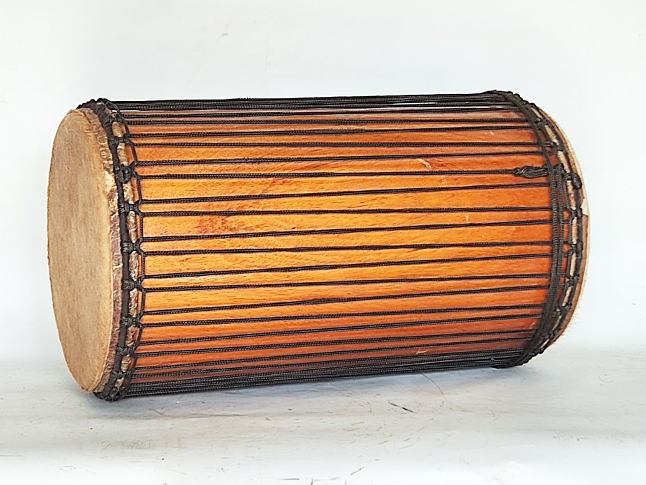 Dundun bass drums - Guinea sangban dunun 4 hoops mounting 6550