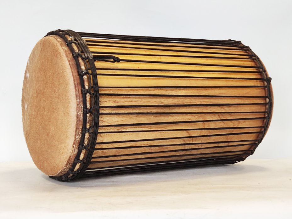 Dundun bass drums - Guinea sangban dunun 4 hoops mounting