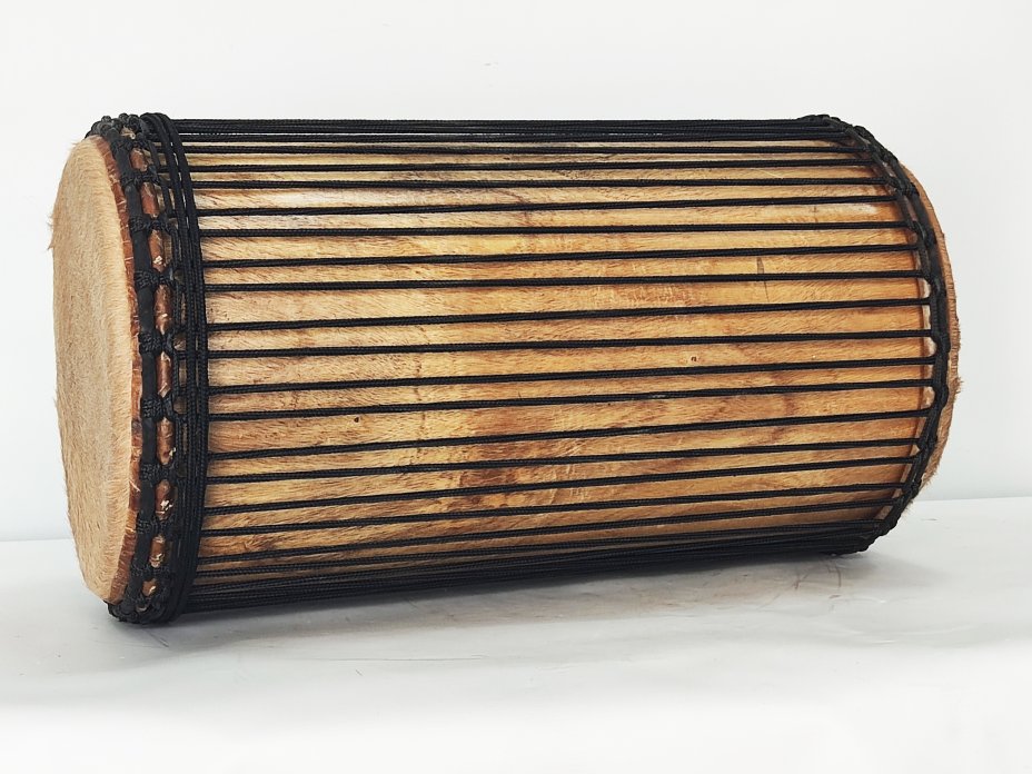 Dundun bass drums - Guinea sangban dunun 4 hoops mounting