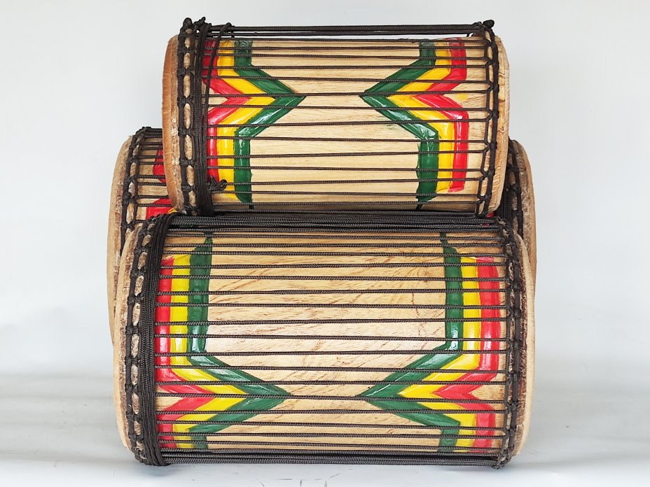 Melina (beechwood) Guinea dunun drums set