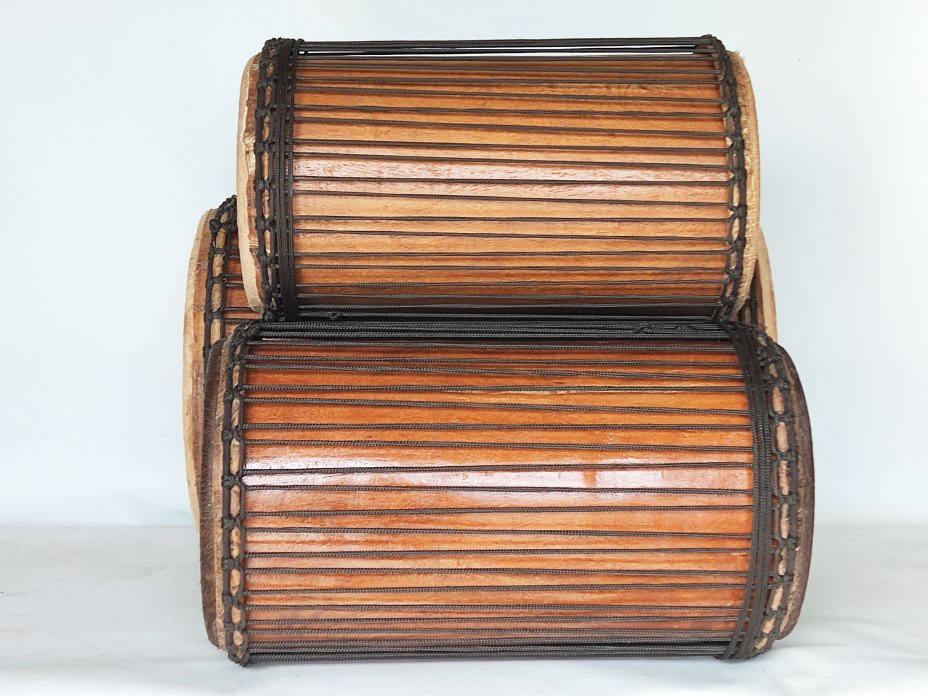 Set of dundun bass drums - Guinea dunun set 6581