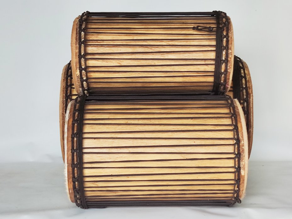 Set of dundun bass drums - Guinea dunun set 6616