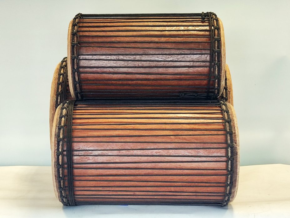 Set of dundun bass drums - Guinea dunun set