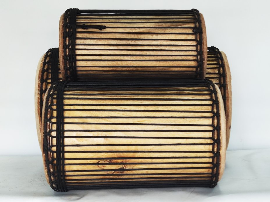 Set of dundun bass drums - Guinea dunun set