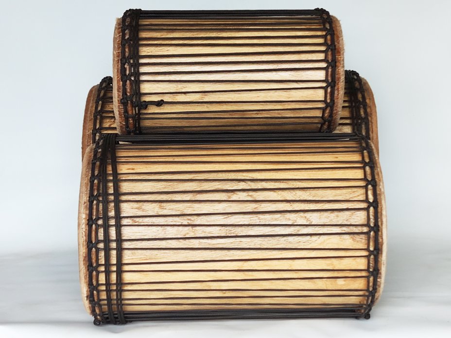 Set of dundun bass drums - Guinea dunun set