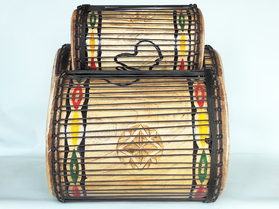 Melina (beechwood) Guinea dunun drums set