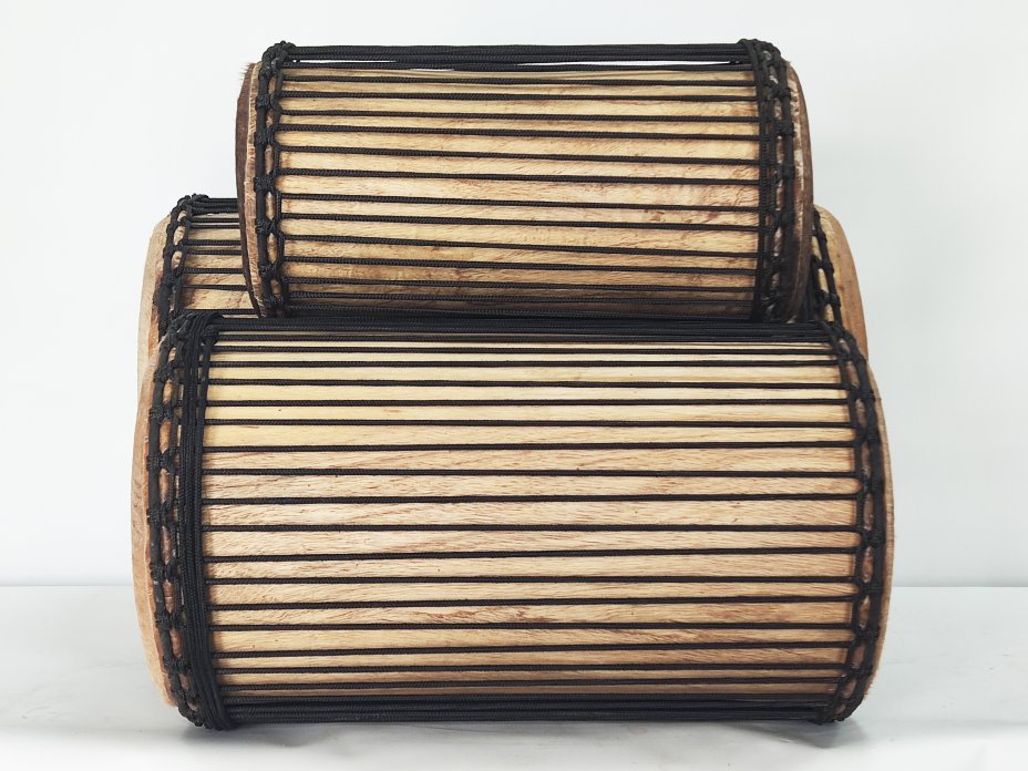 Set of dundun bass drums - Guinea dunun set