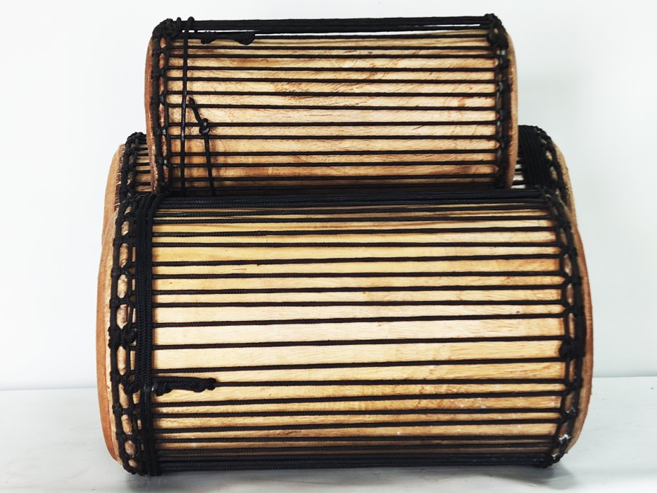 Set of dundun bass drums - Guinea dunun set