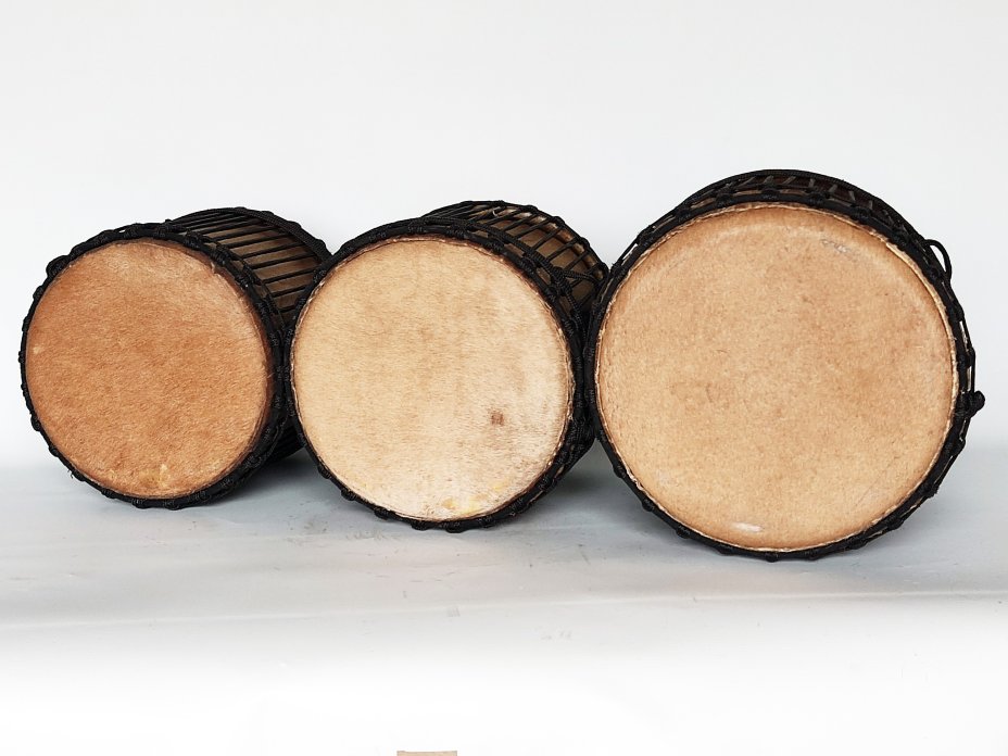 Guinea mini-dunun set - Dundun drums
