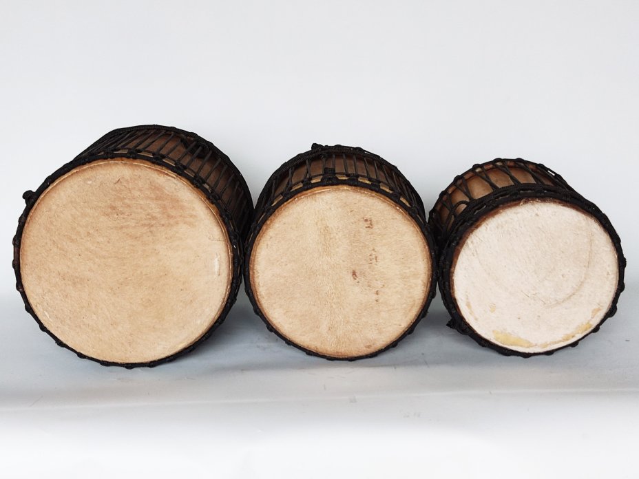 Guinea mini-dunun set - Dundun drums