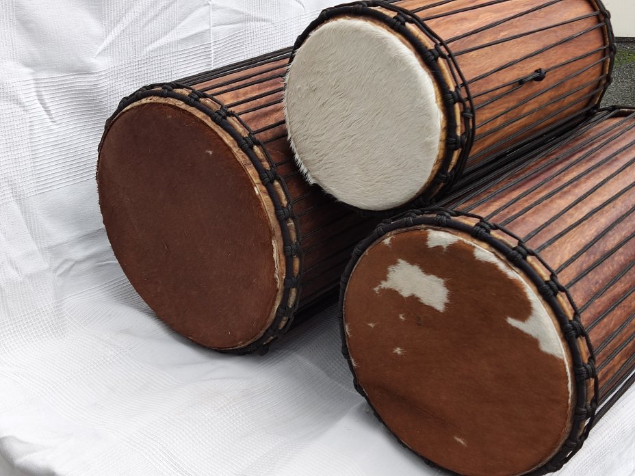 Rosewood (gueni) Mali dunun drums set
