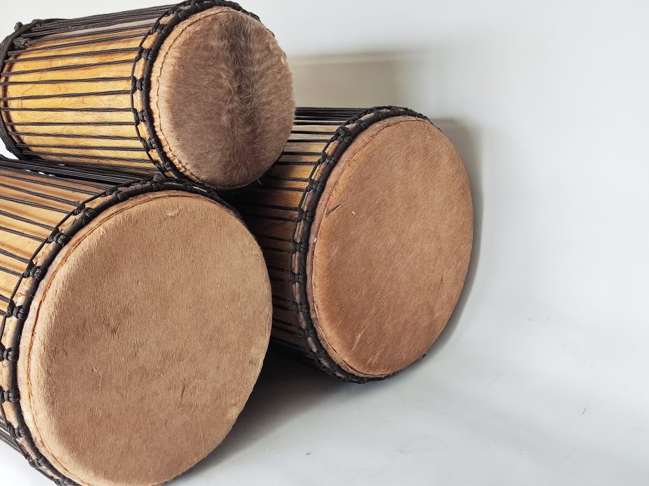 Melina (beechwood) Guinea dunun drums set