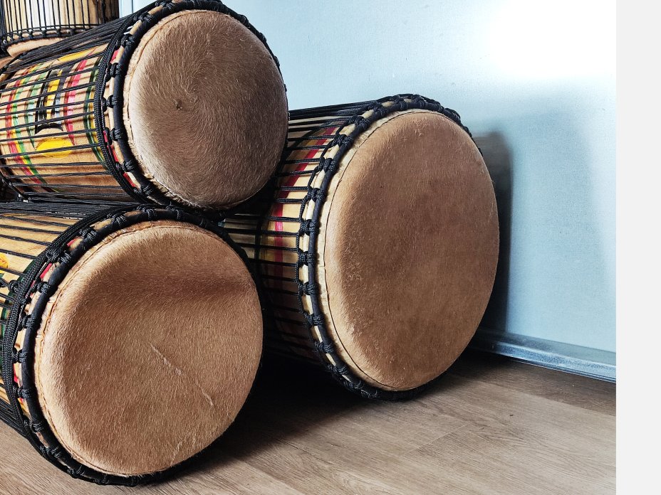Set of dundun bass drums - Guinea dunun set