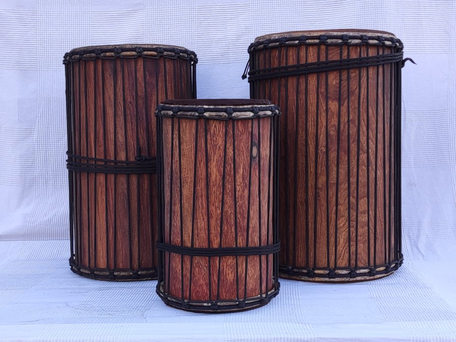 Rosewood (gueni) Mali dunun drums set