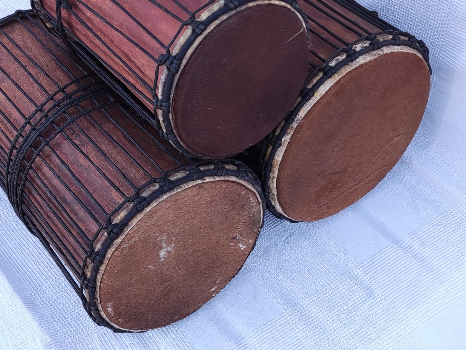 Rosewood (gueni) Mali dunun drums set