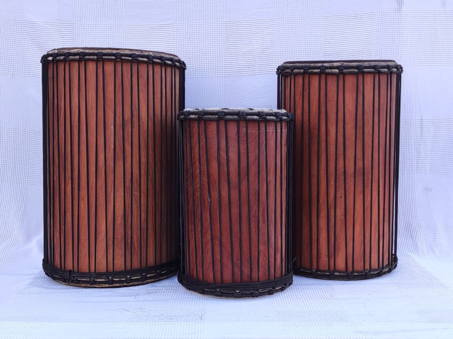 Lengue Mali dunun drums set