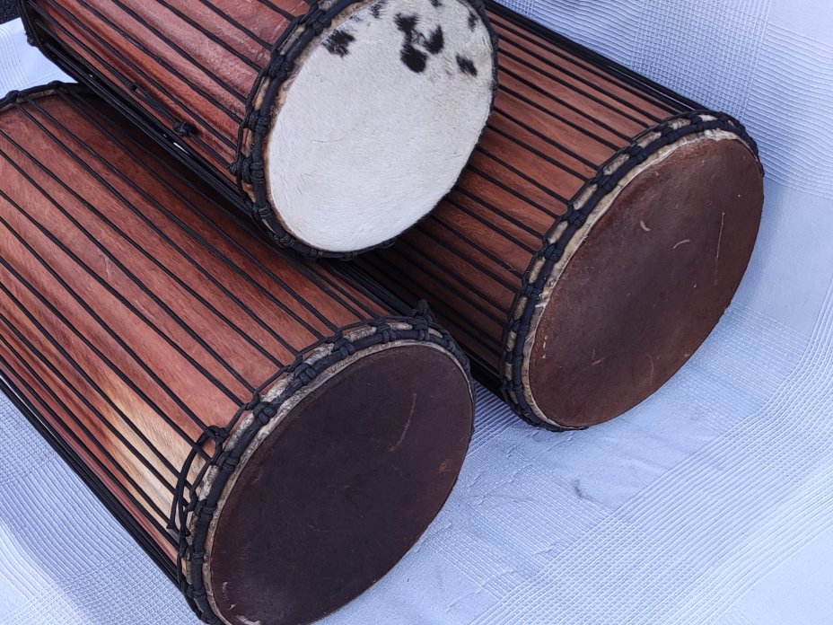 Lengue Mali dunun drums set